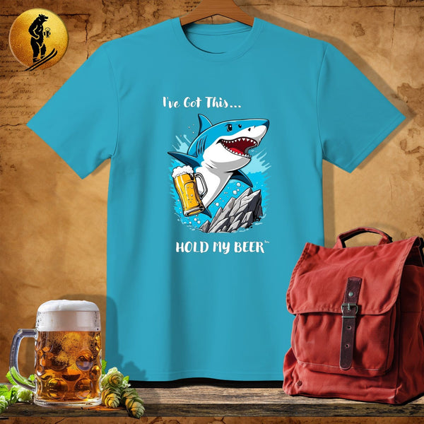 MyDesigns Physical Item Tropical Blue / S Craggy Climber Shark T-Shirt