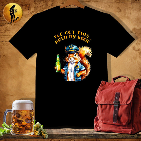 MyDesigns Physical Item Black / S Daredevil Squirrel T-Shirt