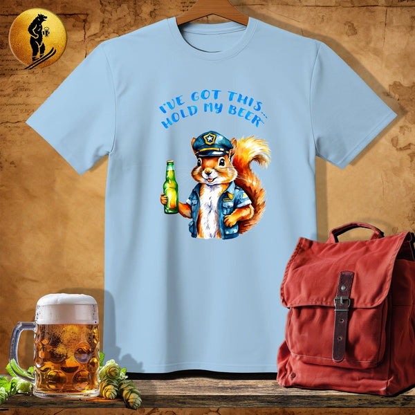 MyDesigns Physical Item Light Blue / S Daredevil Squirrel T-Shirt