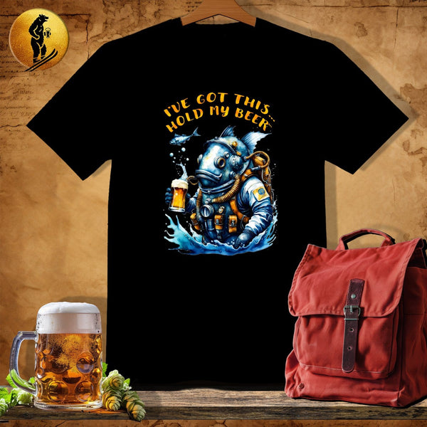 MyDesigns Physical Item Black / S Deep Diver T-Shirt