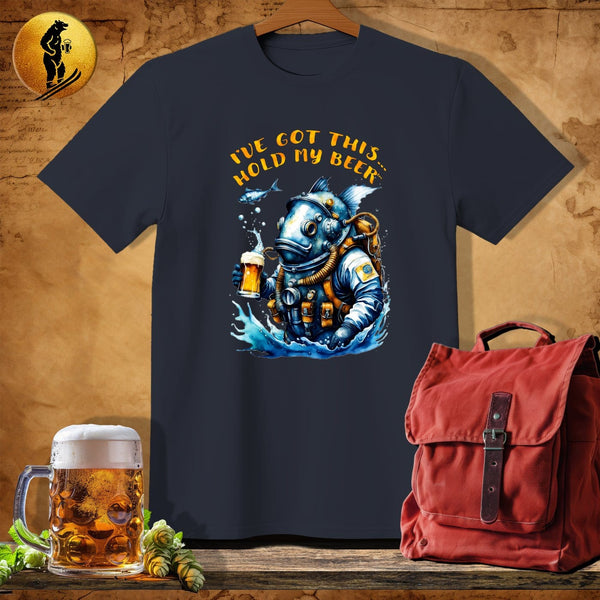 MyDesigns Physical Item Dark Heather / S Deep Diver T-Shirt