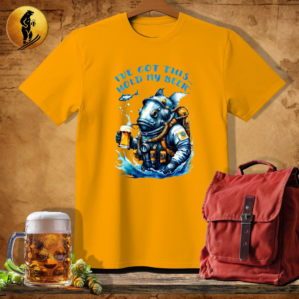 MyDesigns Physical Item Gold / S Deep Diver T-Shirt