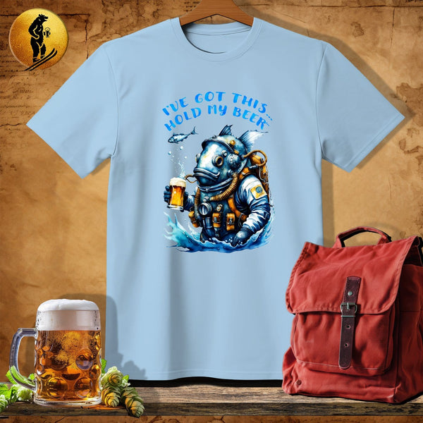 MyDesigns Physical Item Light Blue / S Deep Diver T-Shirt