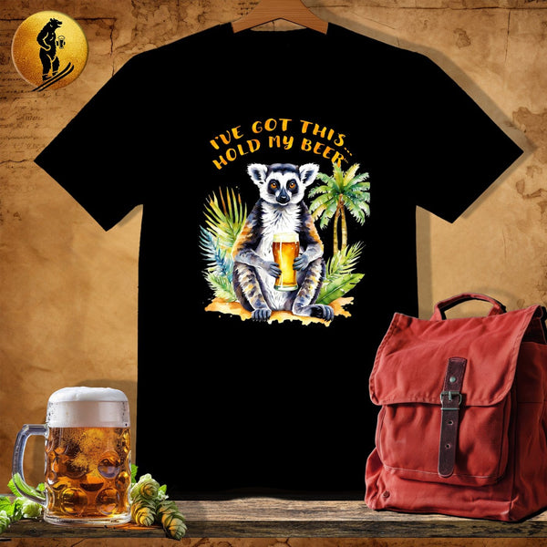 MyDesigns Physical Item Black / S Demure Lemur T-Shirt
