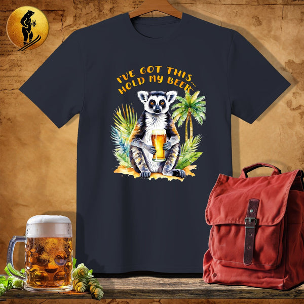 MyDesigns Physical Item Dark Heather / S Demure Lemur T-Shirt