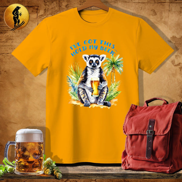 MyDesigns Physical Item Gold / S Demure Lemur T-Shirt