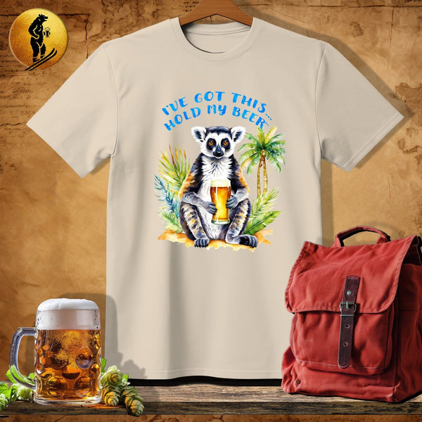 MyDesigns Physical Item Sand / S Demure Lemur T-Shirt