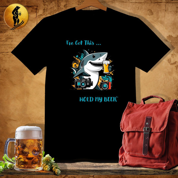 MyDesigns Physical Item Black / S Director Shark T-Shirt