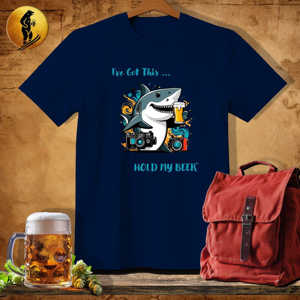 MyDesigns Physical Item Navy / S Director Shark T-Shirt