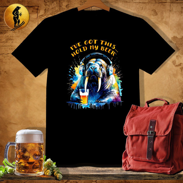 MyDesigns Physical Item Black / S Dispatch Walrus T-Shirt