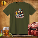 MyDesigns Physical Item Military Green / S Doctor Ramsey Raccoon T-Shirt