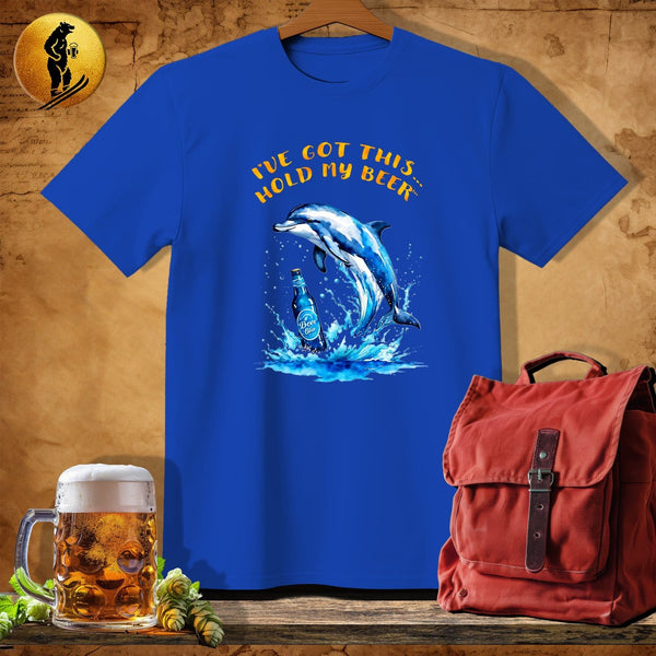 MyDesigns Physical Item Royal / S Dolphin Splash T-Shirt