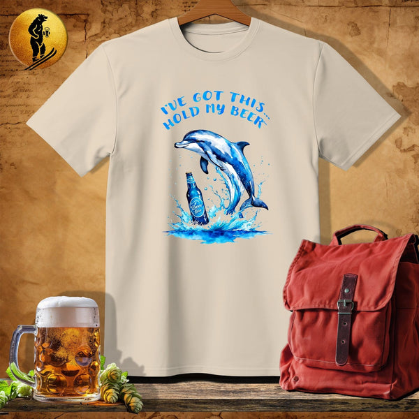 MyDesigns Physical Item Sand / S Dolphin Splash T-Shirt