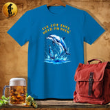 MyDesigns Physical Item Sapphire / S Dolphin Splash T-Shirt