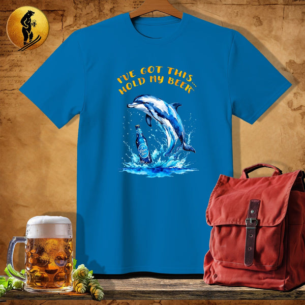 MyDesigns Physical Item Sapphire / S Dolphin Splash T-Shirt