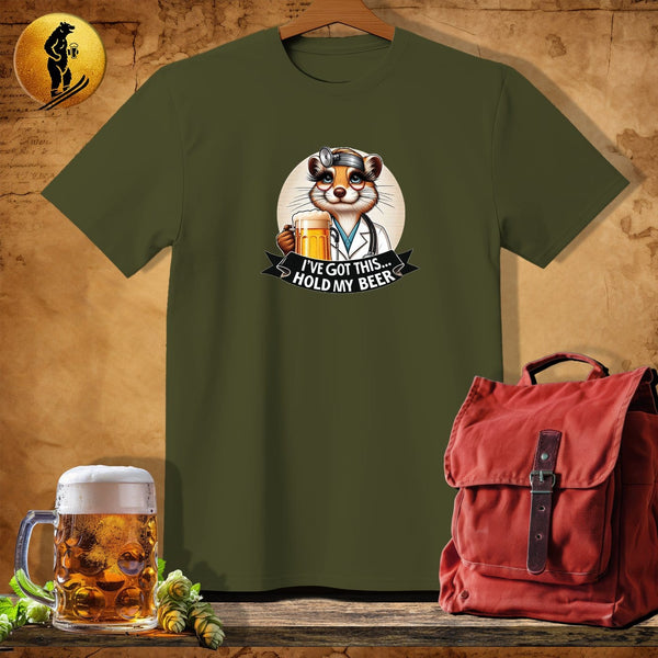 MyDesigns Physical Item Military Green / S Dr. Ferret Felicia T-Shirt
