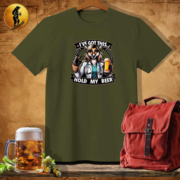 MyDesigns Physical Item Military Green / S Dr. Foxy Fiona T-Shirt