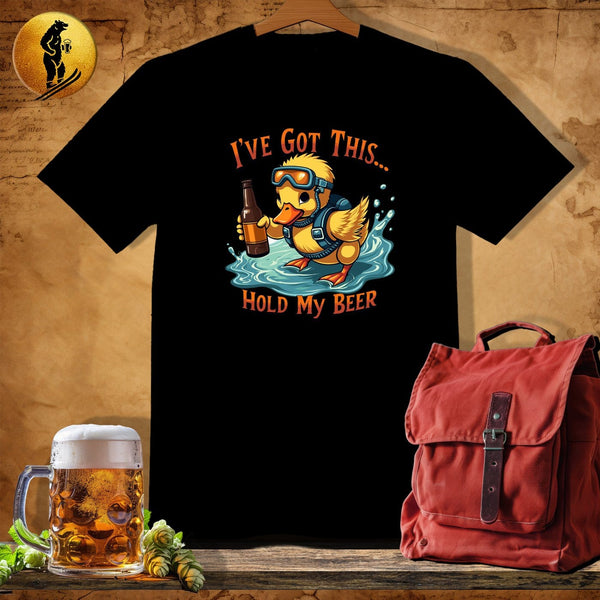 MyDesigns Physical Item Black / S Duck and Dive T-Shirt