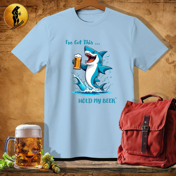 MyDesigns Physical Item Light Blue / S Dunking Shark T-Shirt