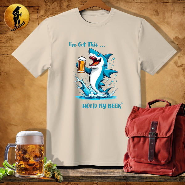 MyDesigns Physical Item Sand / S Dunking Shark T-Shirt