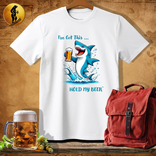 MyDesigns Physical Item White / S Dunking Shark T-Shirt