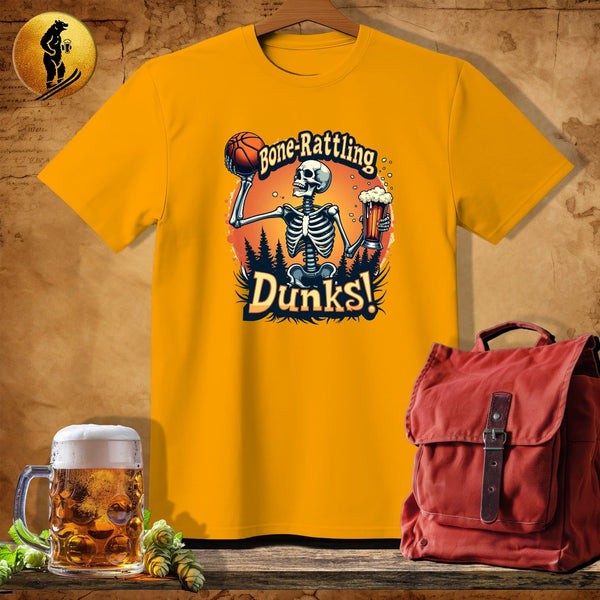 MyDesigns Physical Item Gold / S Dunks Skeleton T-Shirt