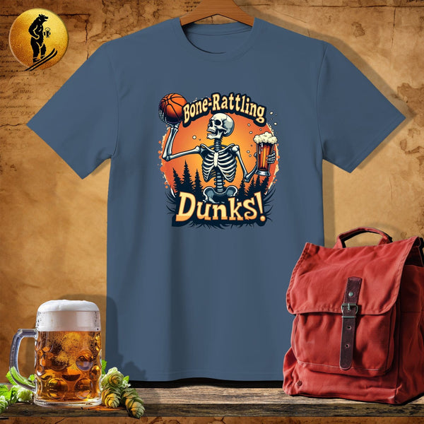 MyDesigns Physical Item Navy Heather / S Dunks Skeleton T-Shirt