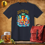 MyDesigns Physical Item Dark Heather / S EMT Octopus T-Shirt