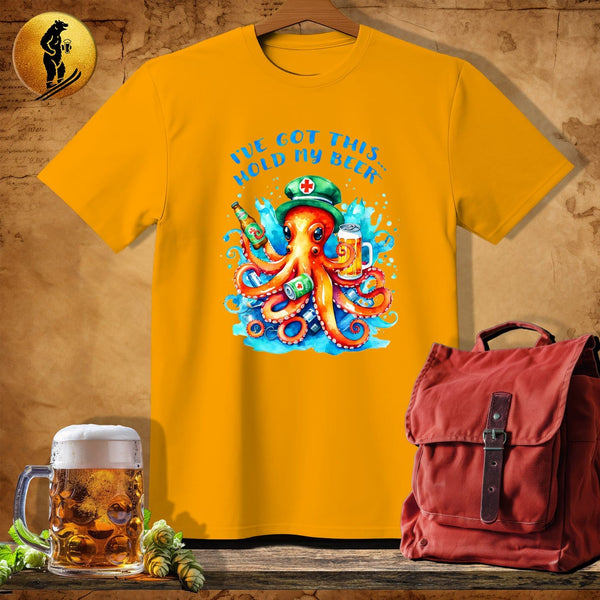 MyDesigns Physical Item Gold / S EMT Octopus T-Shirt