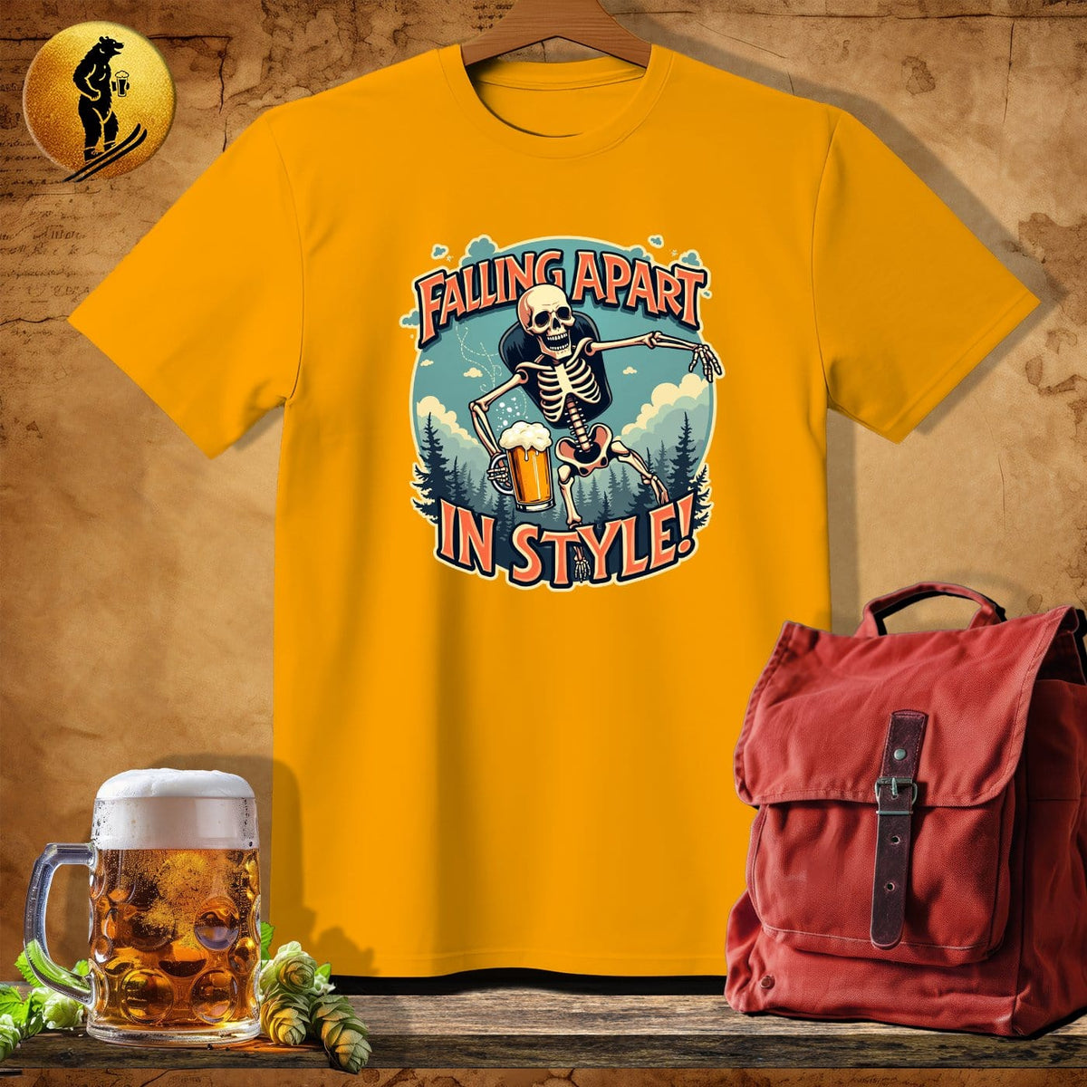 MyDesigns Physical Item Gold / S Falling Apart T-Shirt
