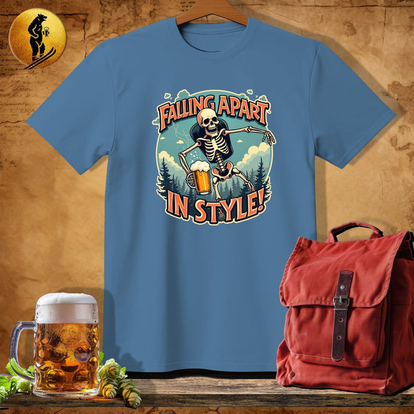 MyDesigns Physical Item Heather Indigo / S Falling Apart T-Shirt