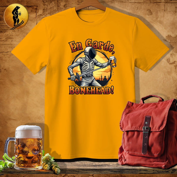 MyDesigns Physical Item Gold / S Fencer Skeleton T-Shirt