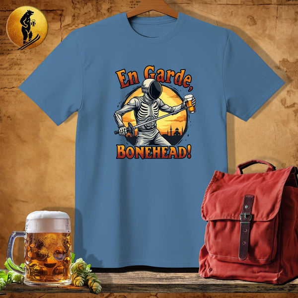 MyDesigns Physical Item Heather Indigo / S Fencer Skeleton T-Shirt