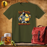 MyDesigns Physical Item Military Green / S Fencer Skeleton T-Shirt