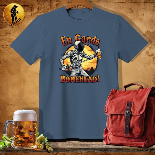 MyDesigns Physical Item Navy Heather / S Fencer Skeleton T-Shirt
