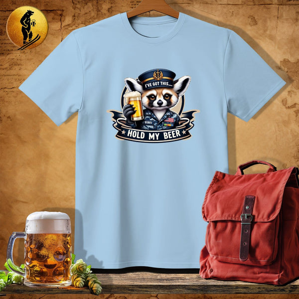 MyDesigns Physical Item Light Blue / S Fennec Fox Navy T-Shirt