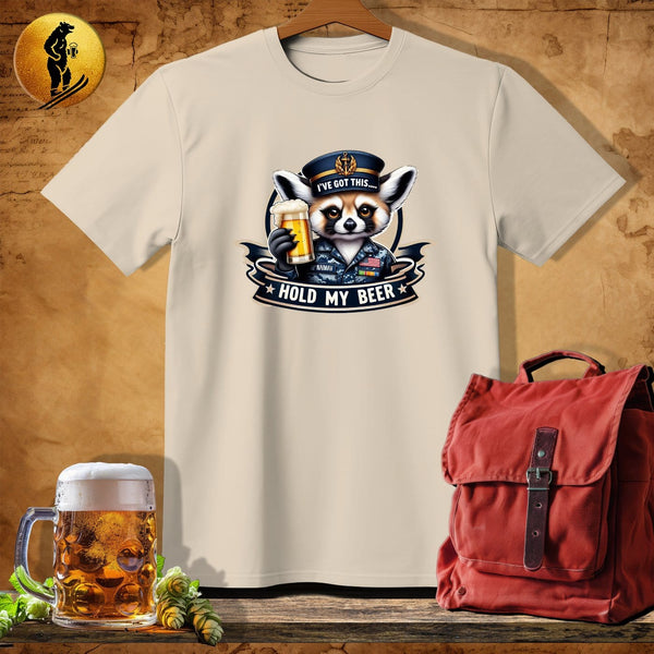 MyDesigns Physical Item Sand / S Fennec Fox Navy T-Shirt