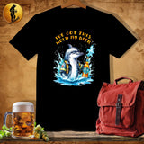 MyDesigns Physical Item Black / S Fire Captain Dolphin T-Shirt