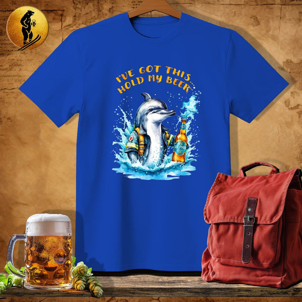 MyDesigns Physical Item Royal / S Fire Captain Dolphin T-Shirt