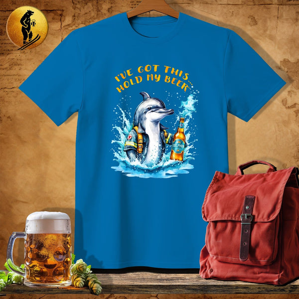 MyDesigns Physical Item Sapphire / S Fire Captain Dolphin T-Shirt