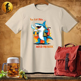 MyDesigns Physical Item Sand / S Fire Shark T-Shirt