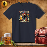 MyDesigns Physical Item Dark Heather / S Firefighter Bear Blaze T-Shirt