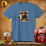 MyDesigns Physical Item Heather Indigo / S Firefighter Bear Blaze T-Shirt