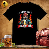 MyDesigns Physical Item Black / S Firefighter Burnout Bear