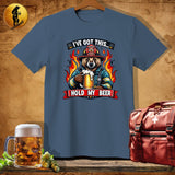 MyDesigns Physical Item Navy Heather / S Firefighter Burnout Bear