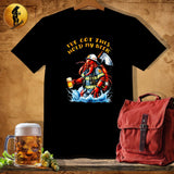 MyDesigns Physical Item Black / S Firefighter Lobster T-Shirt