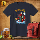 MyDesigns Physical Item Dark Heather / S Firefighter Lobster T-Shirt