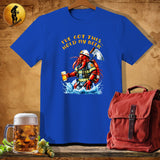 MyDesigns Physical Item Royal / S Firefighter Lobster T-Shirt