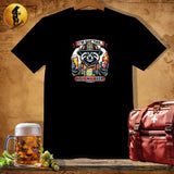 MyDesigns Physical Item Black / S Firefighter Red-Hot Raccoon T-Shirt