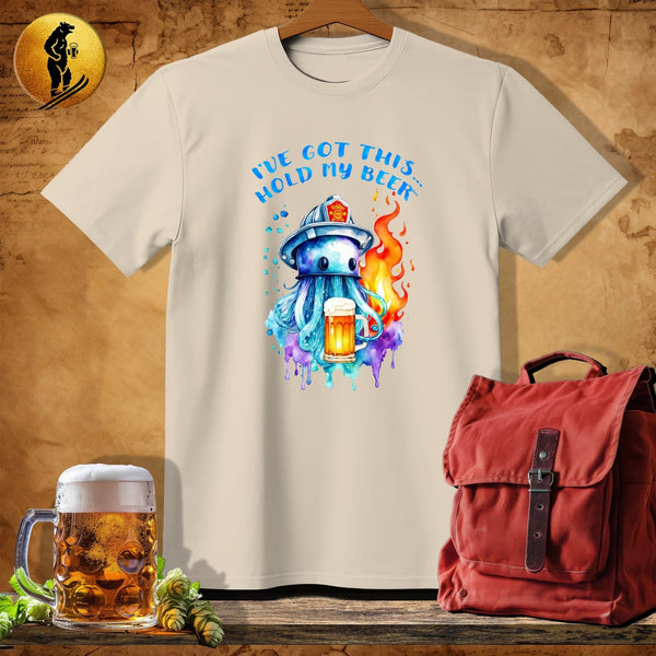 MyDesigns Physical Item Sand / S Firefighting Jellyfish T-Shirt